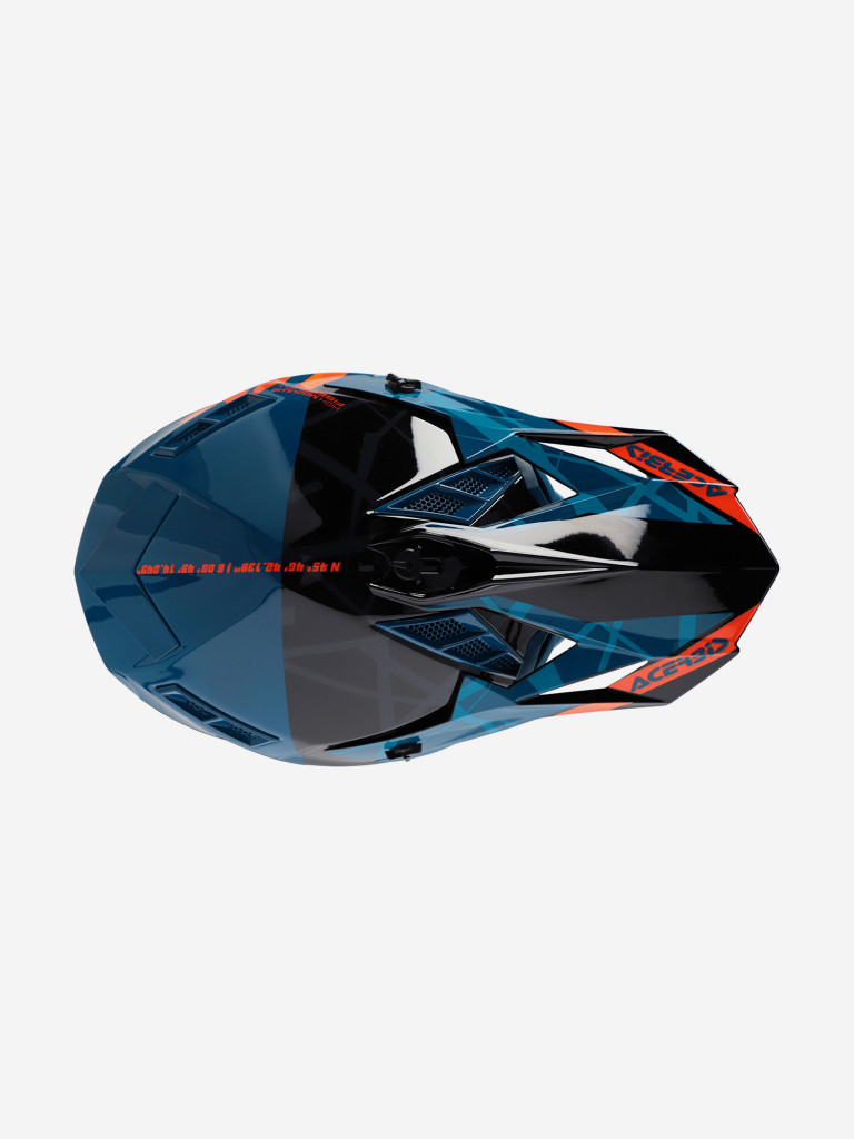 Мотошлем кроссовый взрослый Acerbis X-TRACK 22-06 Black/Green