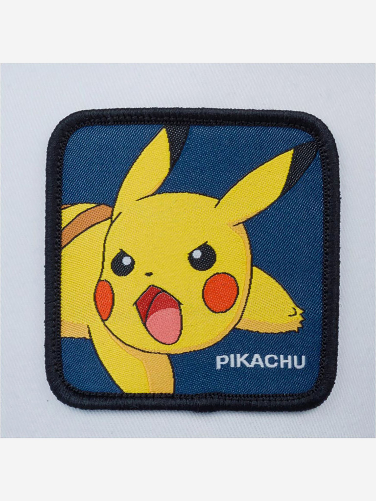 Бейсболка с сеточкой CAPSLAB CL/PKM2/1/PIK8 Pokemon Pikachu (белый)