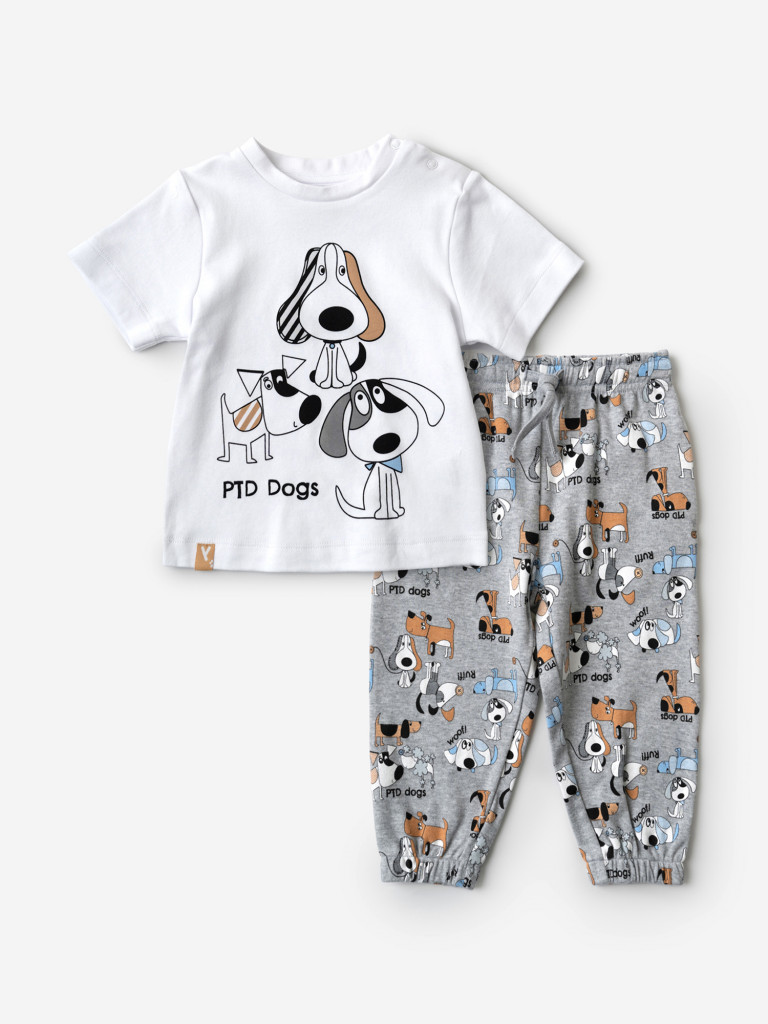 Комплект для мальчиков: футболка, брюки PlayToday