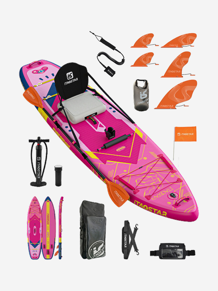 Надувной сапборд/каяк iTAOSTAR Cyber Punk 11.6x35x6 C02D, 350x89x15 см