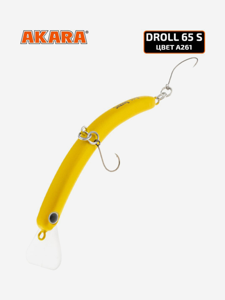 Воблер Akara Droll 65S минноу тонущий на форель 3,7гр A261