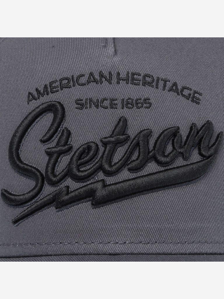 Бейсболка с сеточкой STETSON 7751171K TRUCKER CAP AMERICAN HERITAGE CLASSIC (серый)