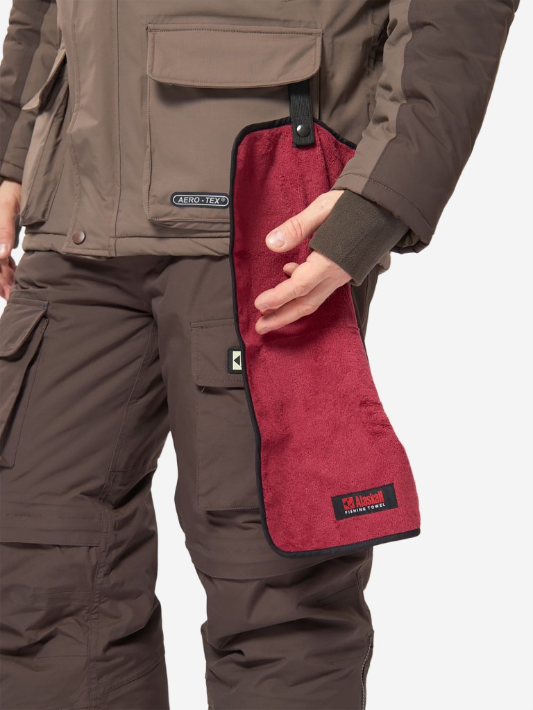 Костюм зимний Alaskan Russian Mission FS хаки/коричневый (куртка+полукомбинезон) для рыбалки и охоты