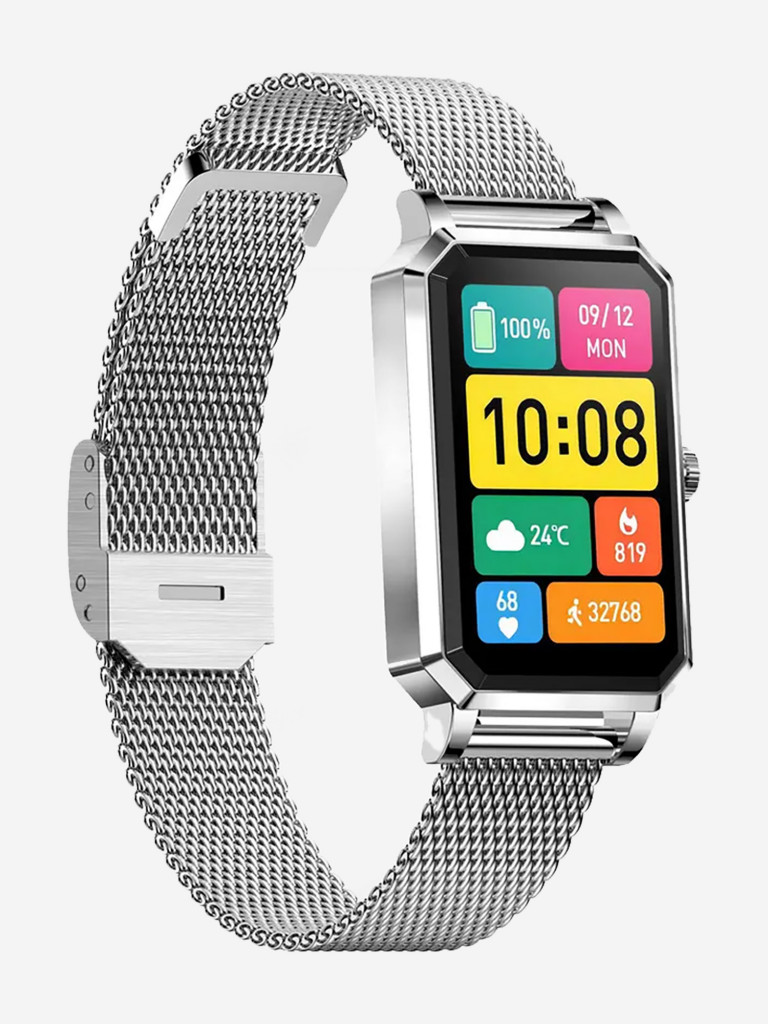 Смарт-часы CheckME Smart CMSNX2SS с будильником, измерением кислорода в крови, мониторингом сна