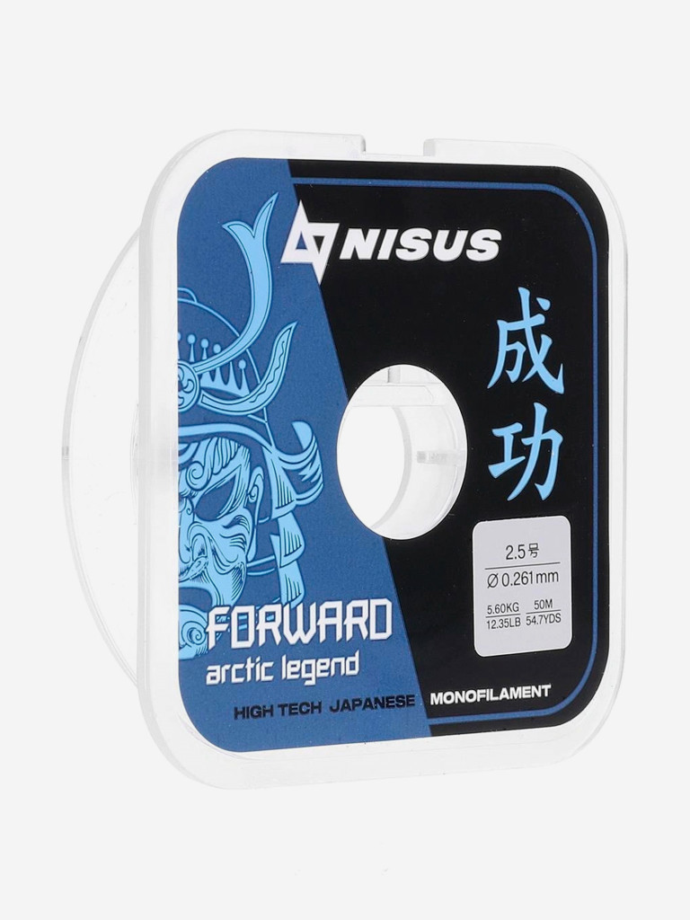 Леска для рыбалки Nisus FORWARD ARCTIC LEGEND Nylon 0,261мм, 50м, 5,6кг, прозрачный
