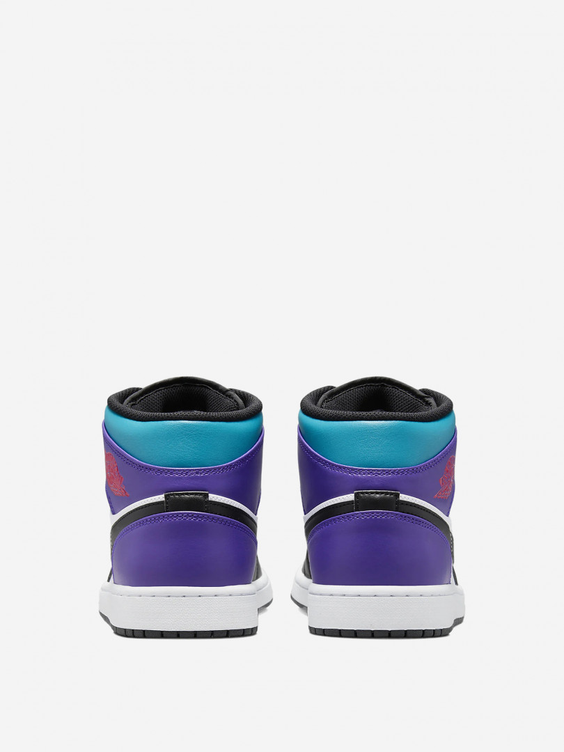 Кеды мужские Nike Air Jordan 1 Mid 31827450299 Белый, размер 40,41.5,43,44.5,43.5,45,44, фото 3