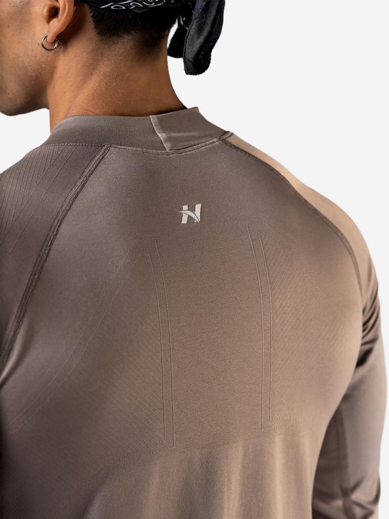 Лонгслив мужской спортивный NEBBIA Seamless Long-Sleeve Top POWER 901