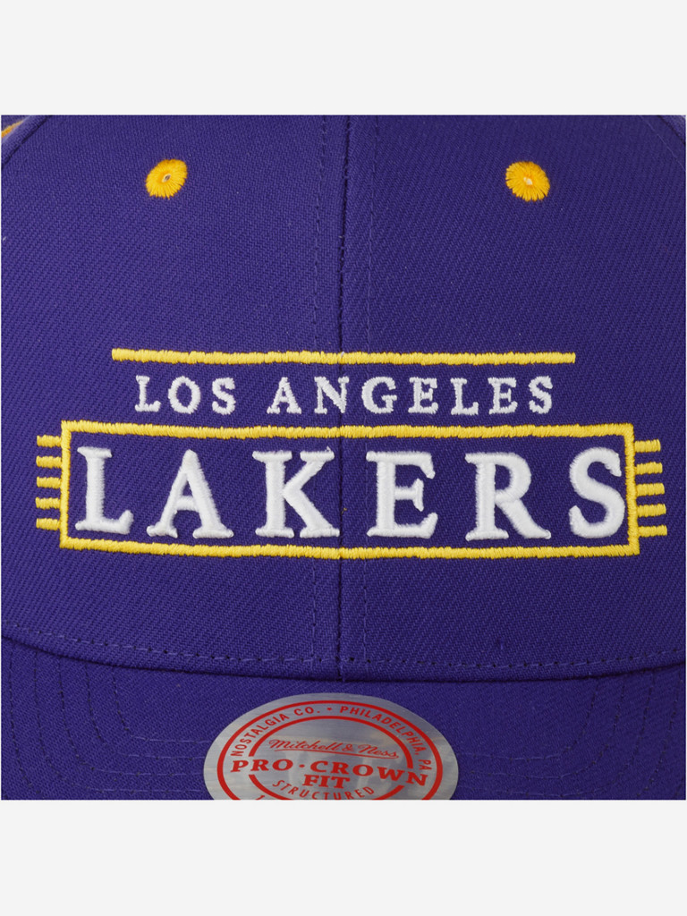 Бейсболка MITCHELL NESS HHSS5351-LALYYPPPPURP Los Angeles Lakers NBA (фиолетовый)