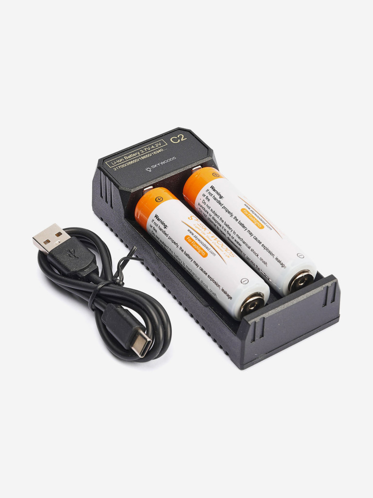 Зарядное устройство SKYWOODS для аккумуляторов 18650 - 26650