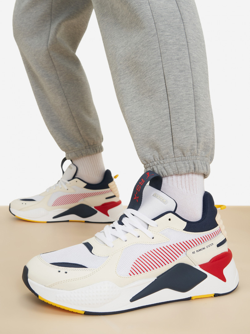 фото Кроссовки мужские puma rs-x geek, бежевый