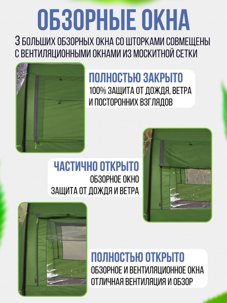 Четырехместная кемпинговая палатка Trek Planet Vario Nexo 4