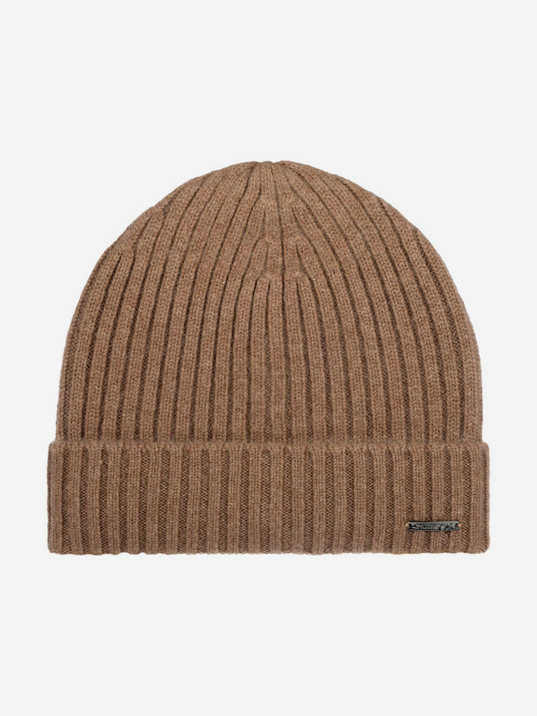Шапка с отворотом STETSON 8599211 BEANIE CASHMERE (бежевый)
