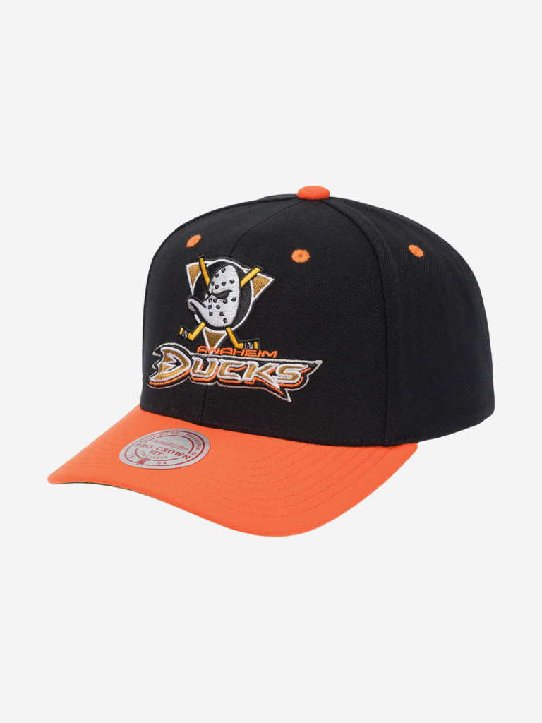 Бейсболка MITCHELL NESS HP8591-ADUBLCK Anaheim Ducks NHL (черный)