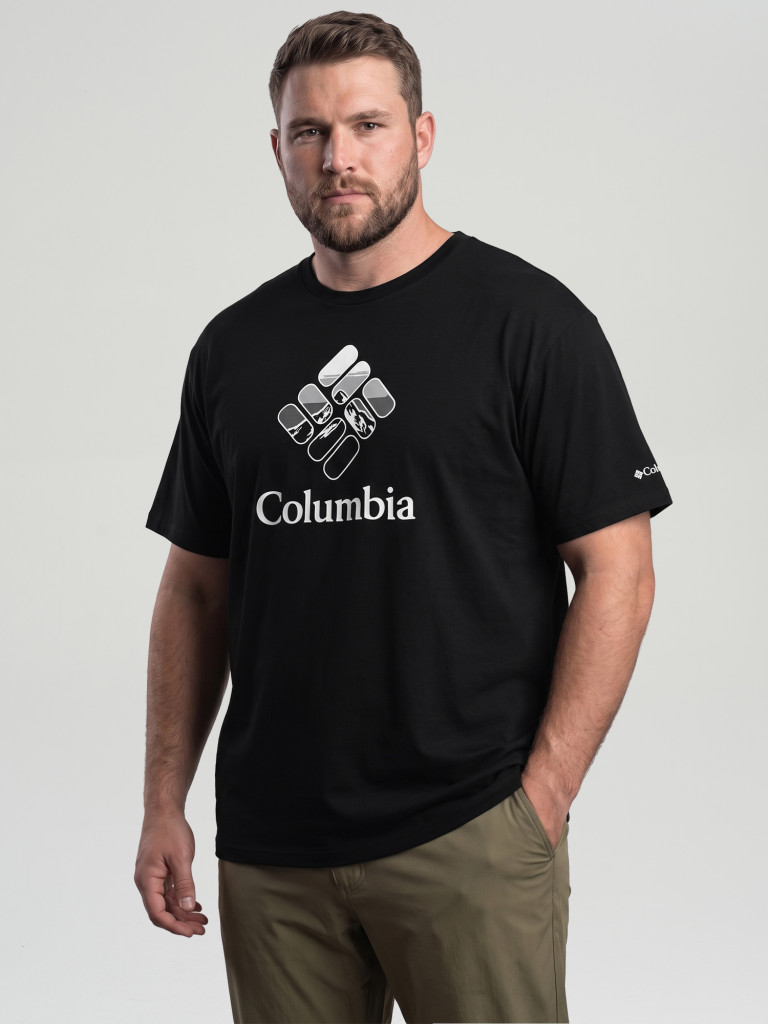 Футболка мужская Columbia CSC Seasonal Graphic Tee, Plus Size
