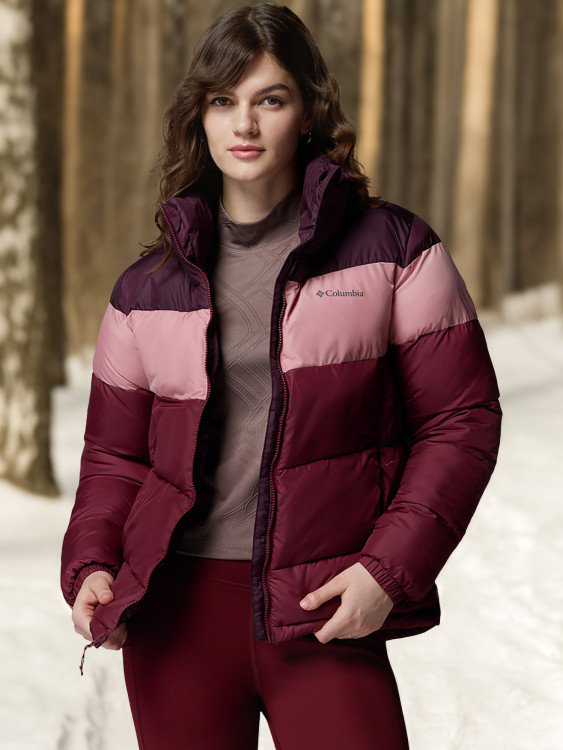 Куртка утепленная женская Columbia Puffect II Colorblock Jacket