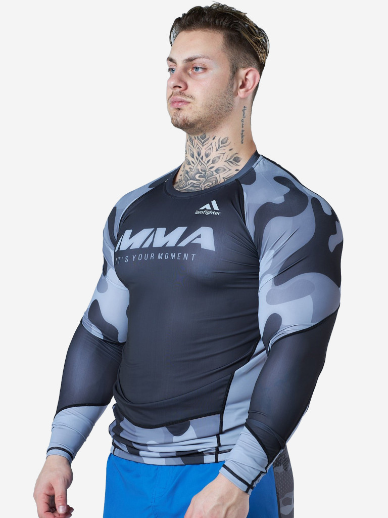 Рашгард c длинными рукавами IAMF Military MMA