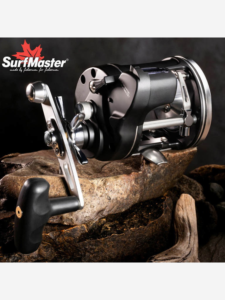 Катушка мультипликаторная Surf Master Atlantic ATL 600 4bb R со счётчиком