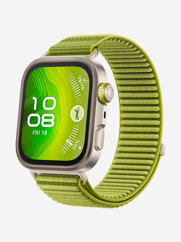 Умные часы HUAWEI Watch Fit 4 Pro, зеленые