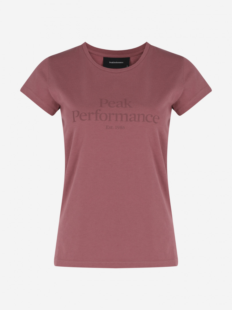 фото Футболка женская peak performance original, красный