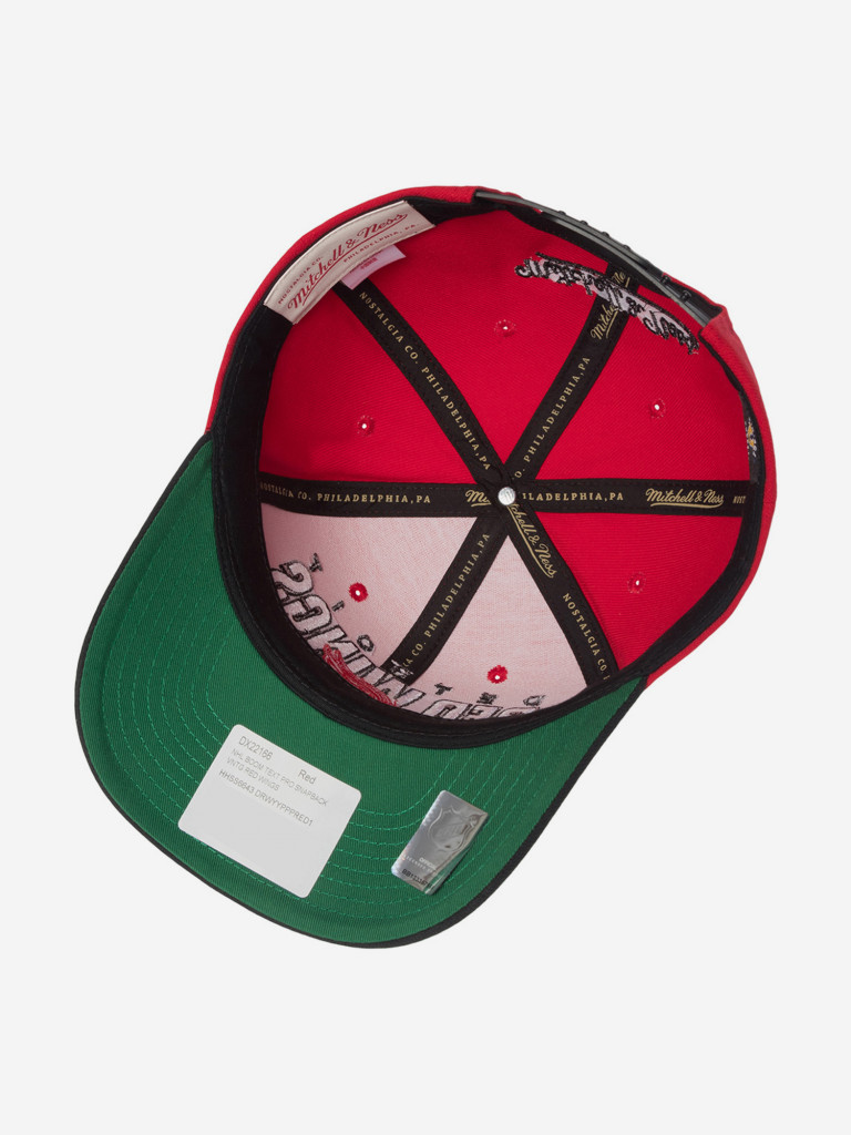 Бейсболка MITCHELL NESS HHSS6643-DRWYYPPPRED1 Detroit Red Wings NHL (красный)