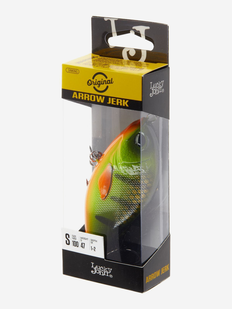 Воблер LUCKY JOHN Original ARROW JERK S 10 см, джерк для крупного хищника