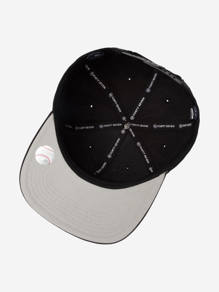 Бейсболка с прямым козырьком 47 BRAND B-NSHOT17WBP-BKA New York Yankees MLB