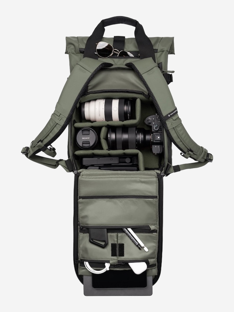 Рюкзак WANDRD PRVKE 15 (V4) Photography Bundle, зеленый, 15 л.