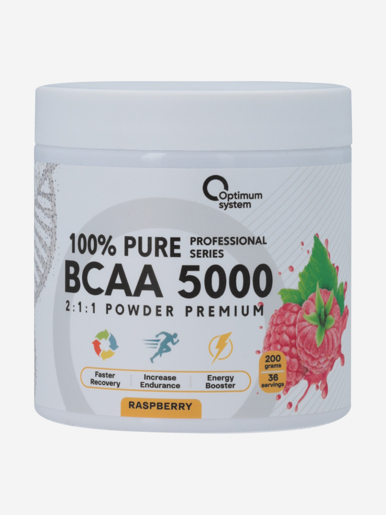 Аминокислоты Optimum System BCAA 2:1:1 "Малина"