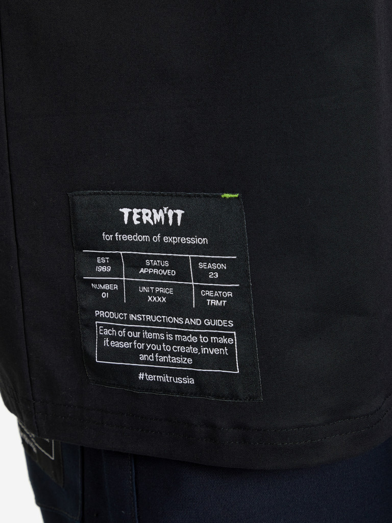 Рубашка с коротким рукавом оверсайз Termit