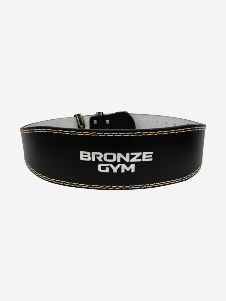 Пояс атлетический BRONZE GYM натуральная кожа 105 см