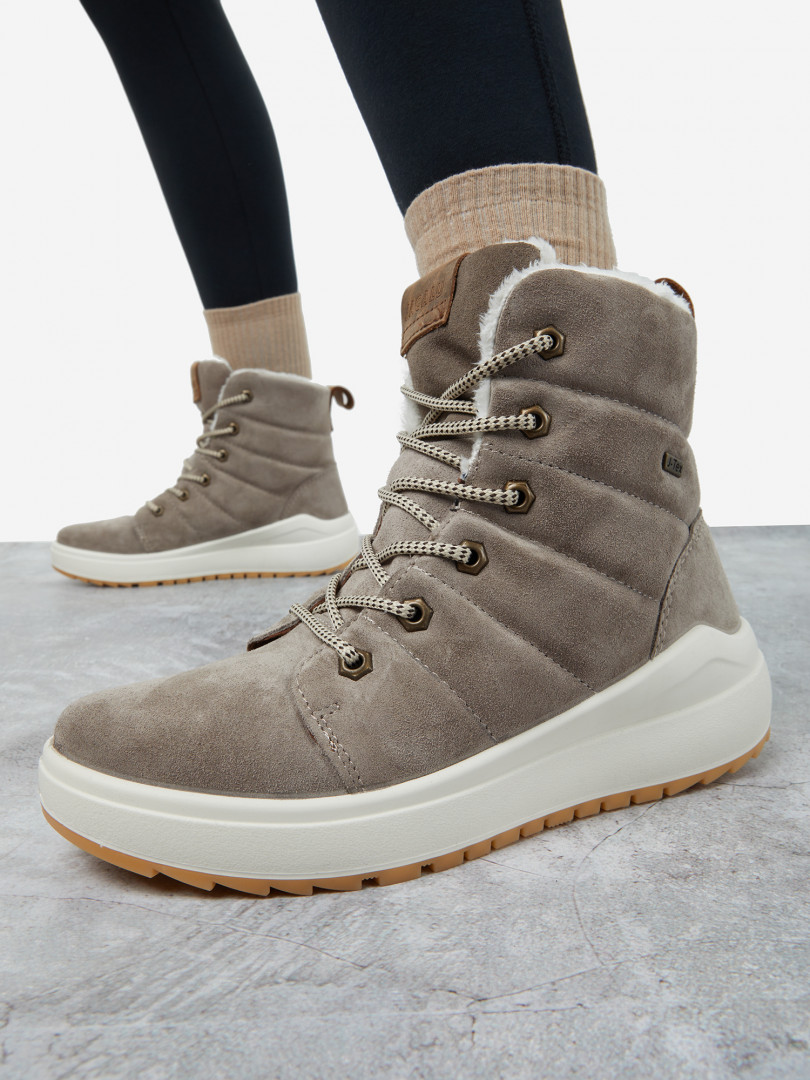 Ботинки утепленные женские Jacalu, Бежевый