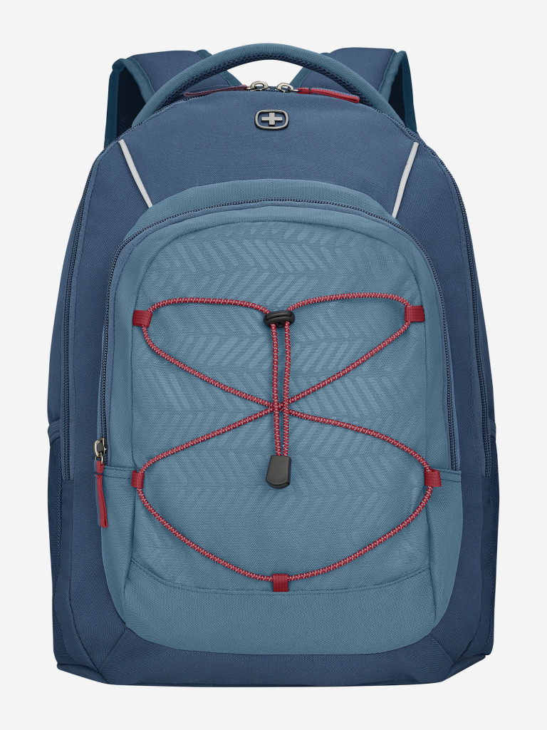 Рюкзак WENGER NEXT Mars 16", деним/синий, переработанный ПЭТ/Полиэстер, 33x24x46 см, 26 л.