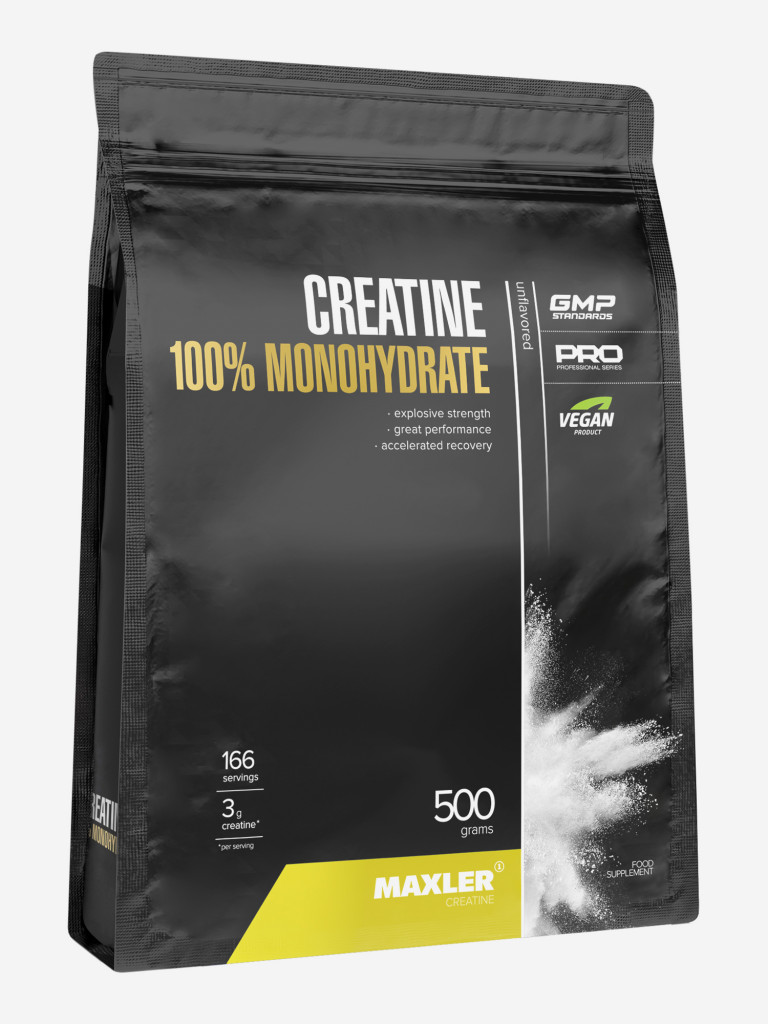 МАКСЛЕР Креатин моногидрат / MAXLER Creatine 500 гр (пакет)