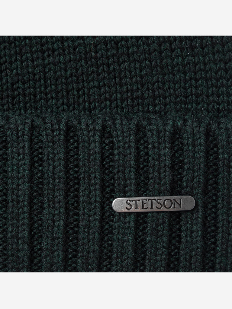 Шапка с отворотом STETSON 8589303 BEANIE MERINO