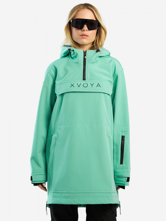 Анорак базовый унисекс мятный XVOYA