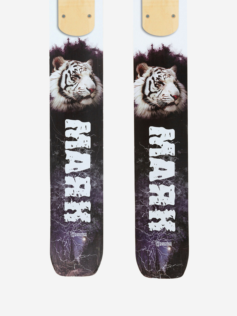 Охотничьи лыжи Маяк ТАЙГА 185х15 см, дерево + накладки, дерево