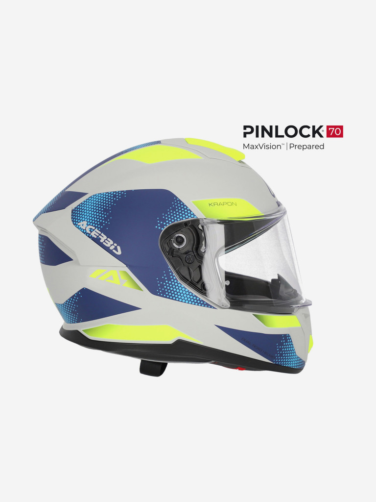 Мотошлем Интеграл Acerbis KRAPON 22-06 Grey/Blue