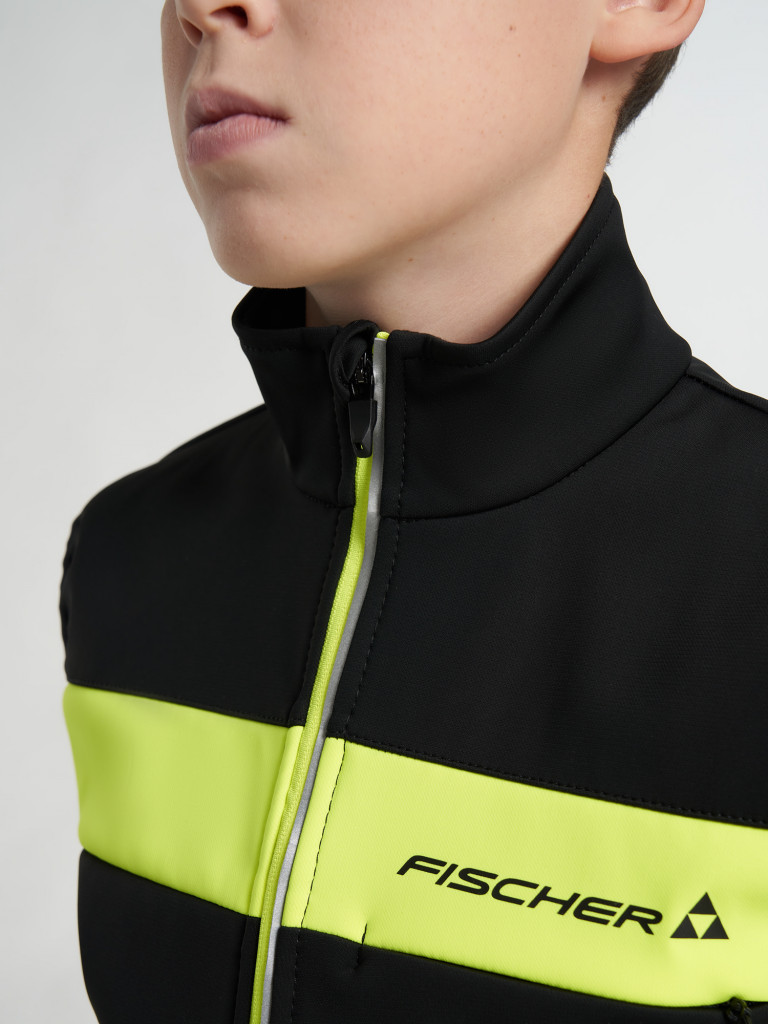 Жилет для беговых лыж для мальчиков Fischer Softshell