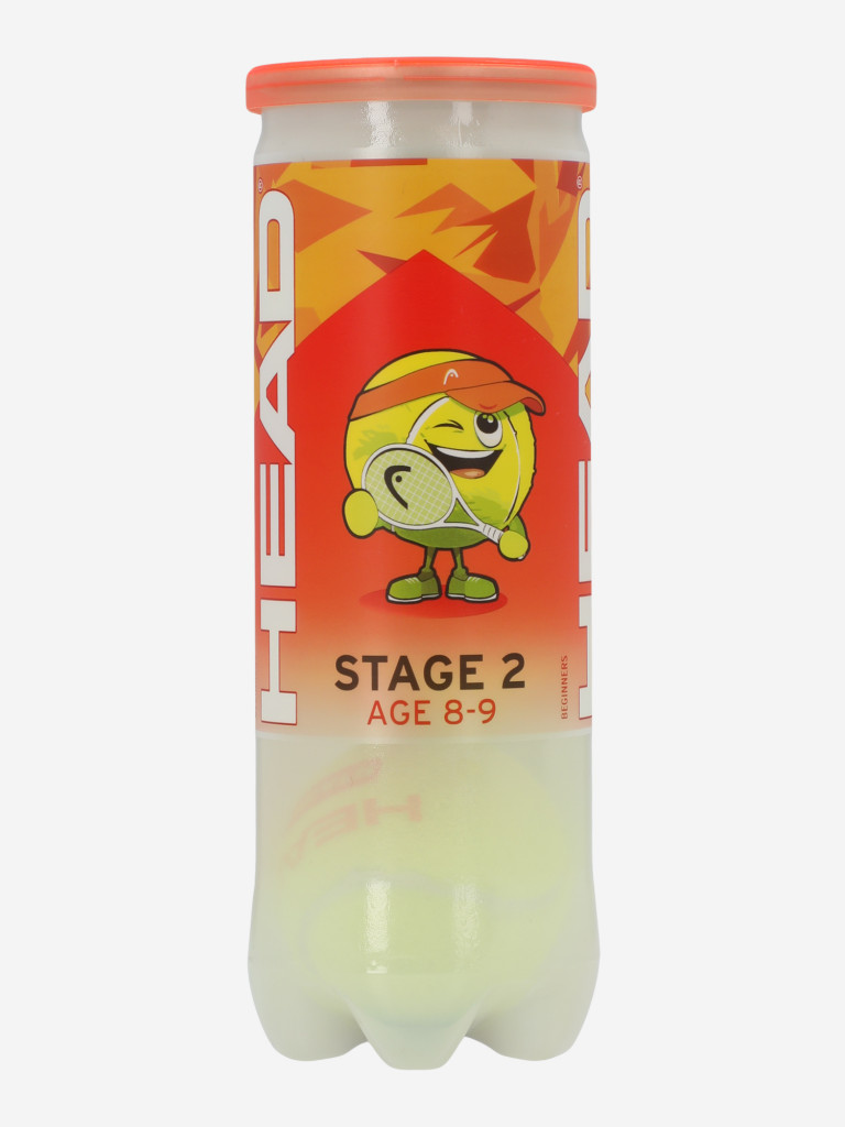 Мяч для большого тенниса Head Stage 2