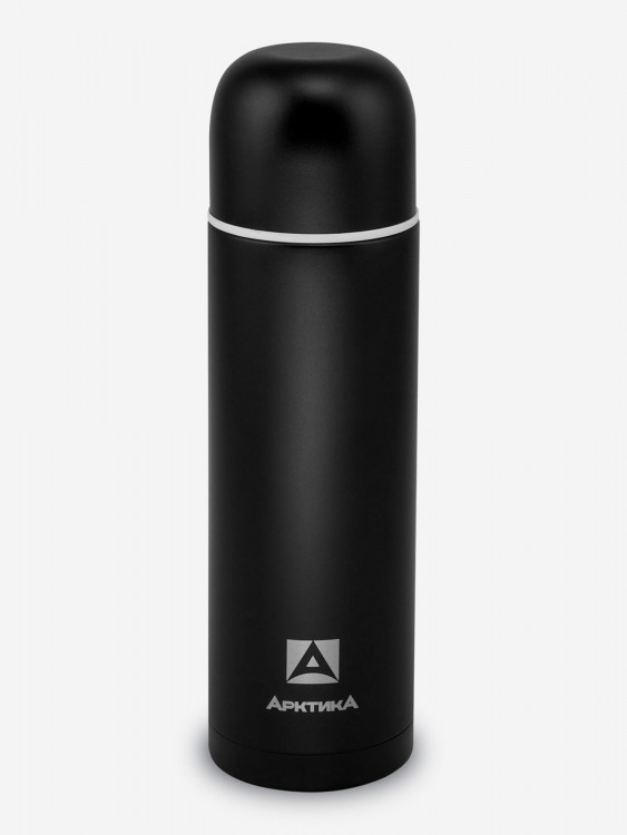 Термос бытовой, вакуумный, питьевой тм "Арктика", 1200 мл, арт. 105-1200 черный текстурный