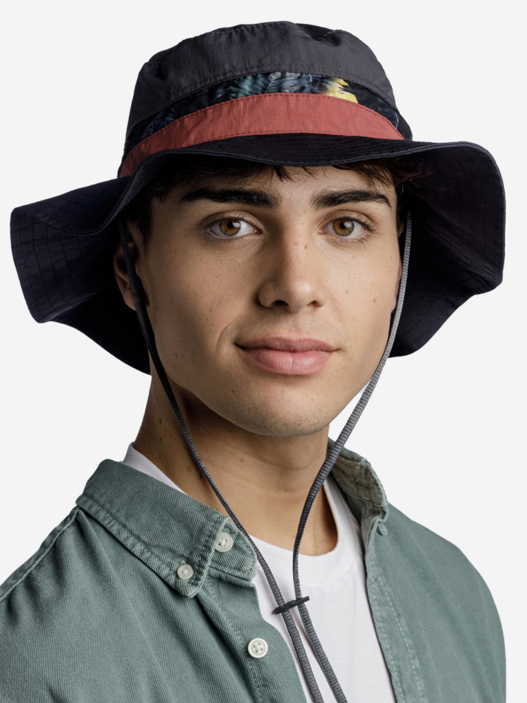 Панама Buff Explore Booney Hat Okisa Black