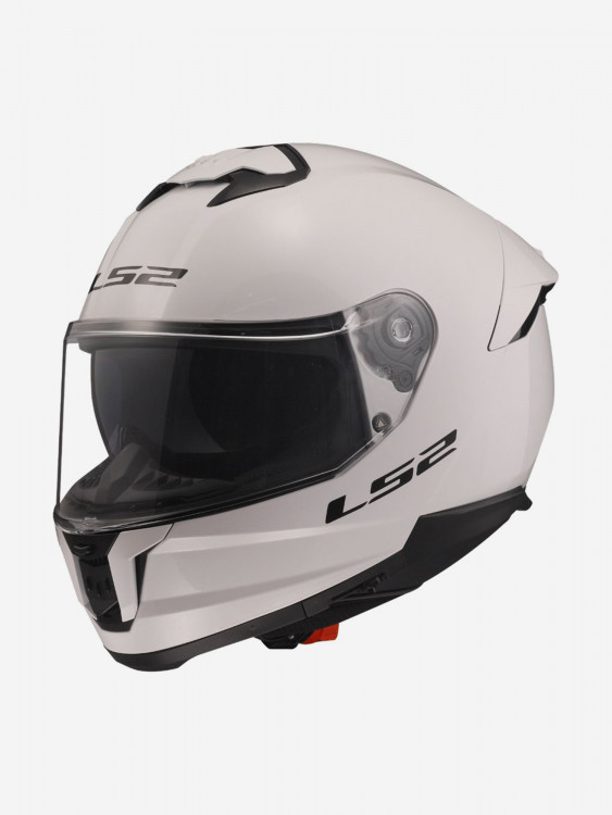 Мотошлем LS2 FF808 STREAM II Solid (белый глянцевый, White)