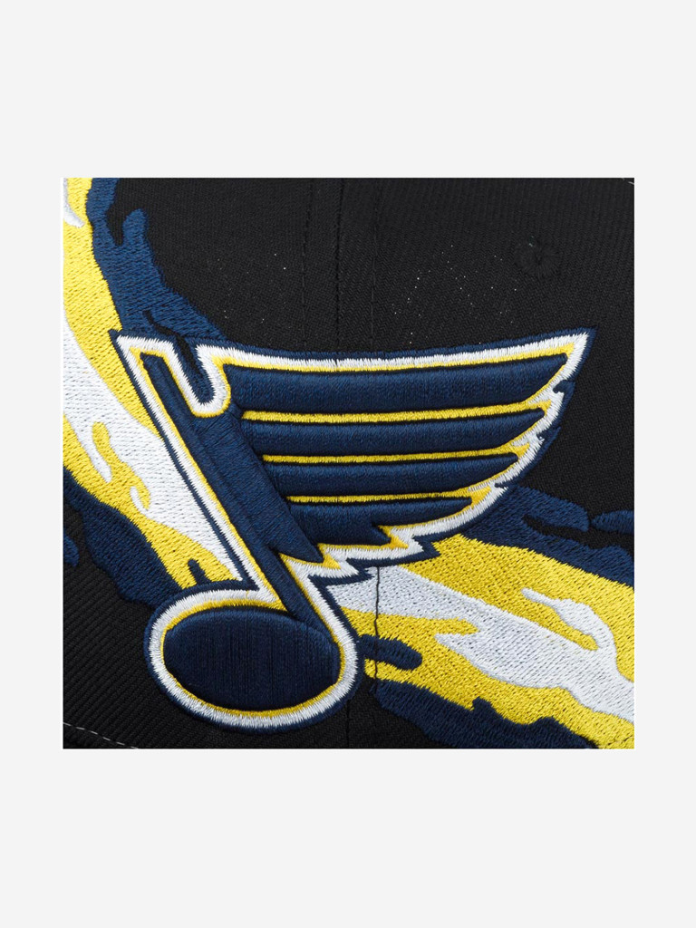 Бейсболка с прямым козырьком MITCHELL NESS 6HSSSH22087-SLUBLCK St Louis Blues NHL (черный)
