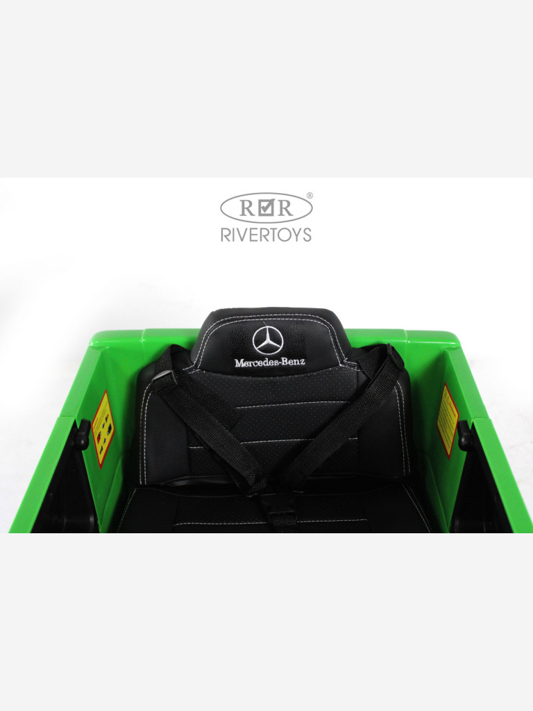 Детский электромобиль RIVERTOYS Mercedes-AMG G63 (G222GG) зеленый