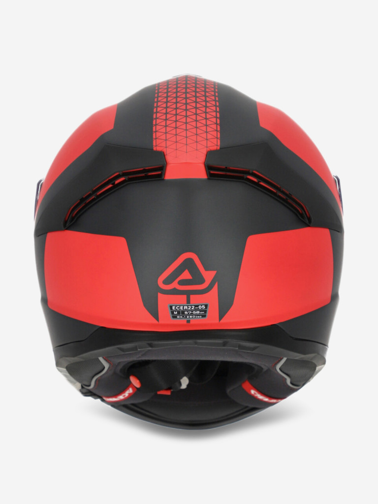 Мотошлем интеграл Acerbis KRAPON Red/Black