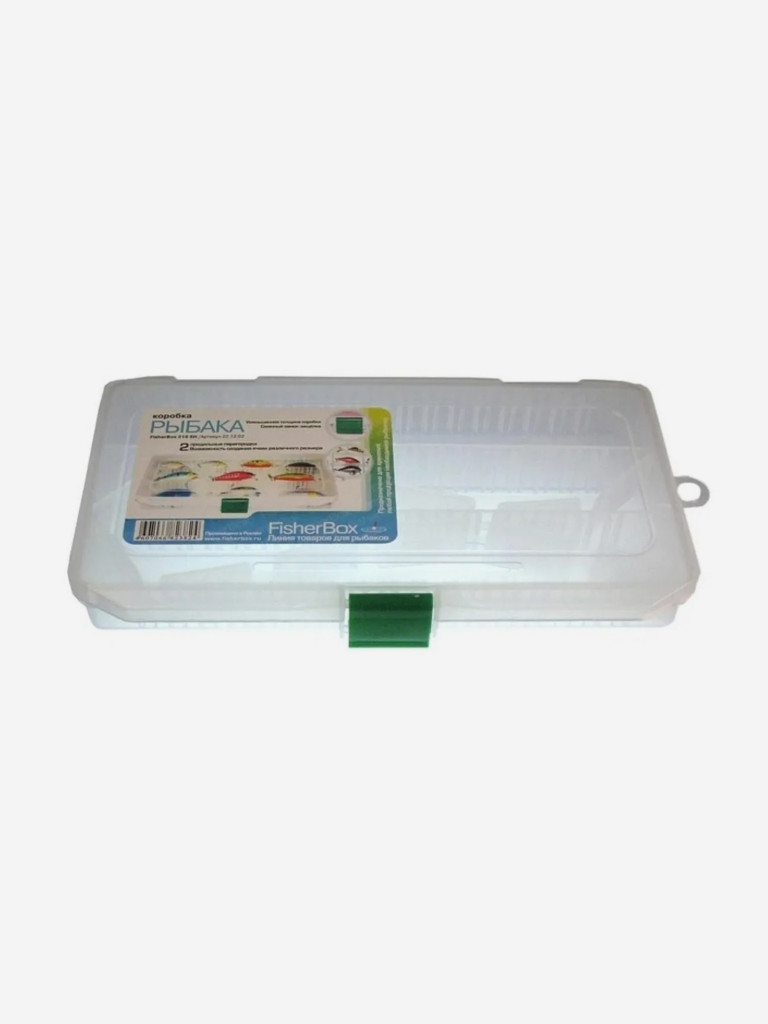 Коробка рыболовная для приманок Fisherbox 216 sh (22х12х02) slim
