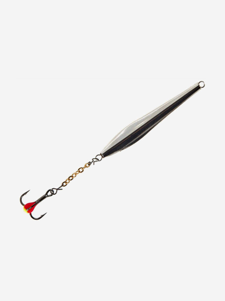 Блесна вертикальная зимняя Lucky John DOUBLE BLADE с цепочкой и тройником 45 мм CS блистер