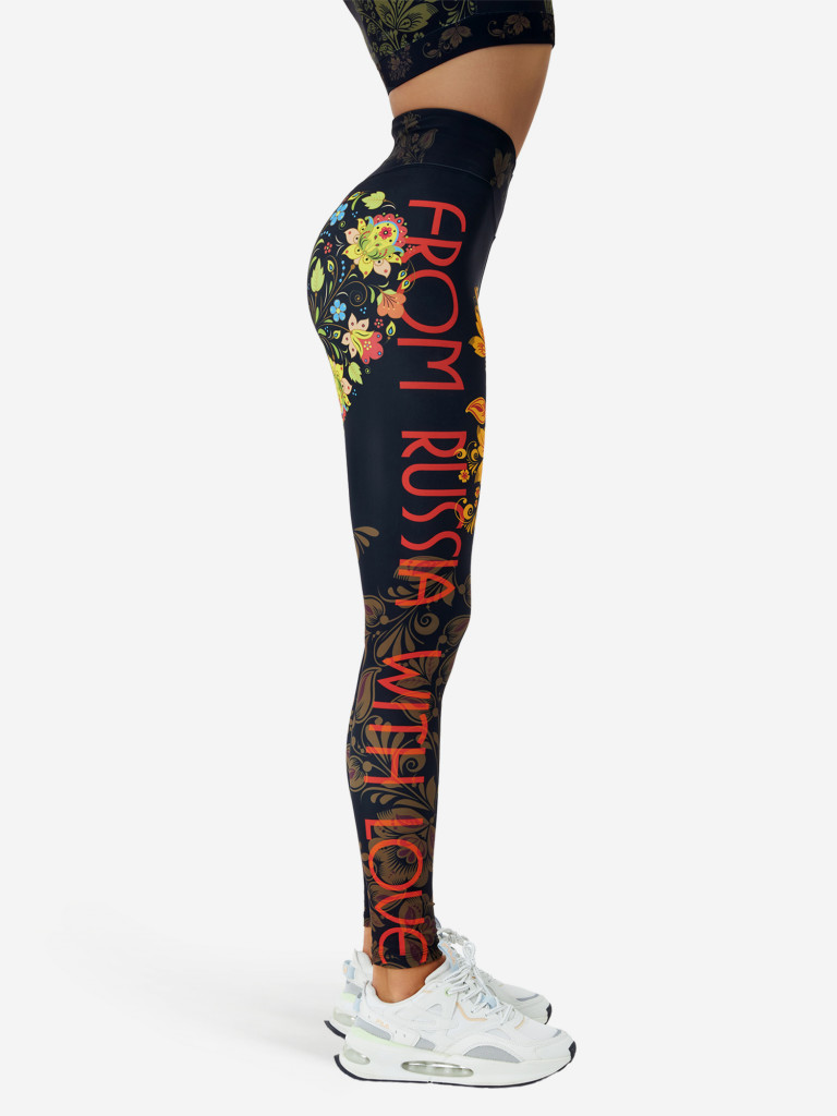 Легинсы женские спортивные BARKA, лосины для спорта, тайтсы