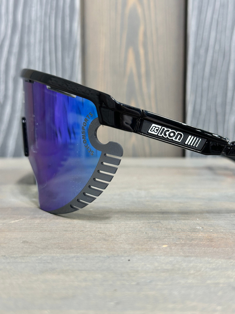 Очки спортивные Scicon AeroWing Lamon оправа Black Gloss линза SCNPP Multimirror Blue