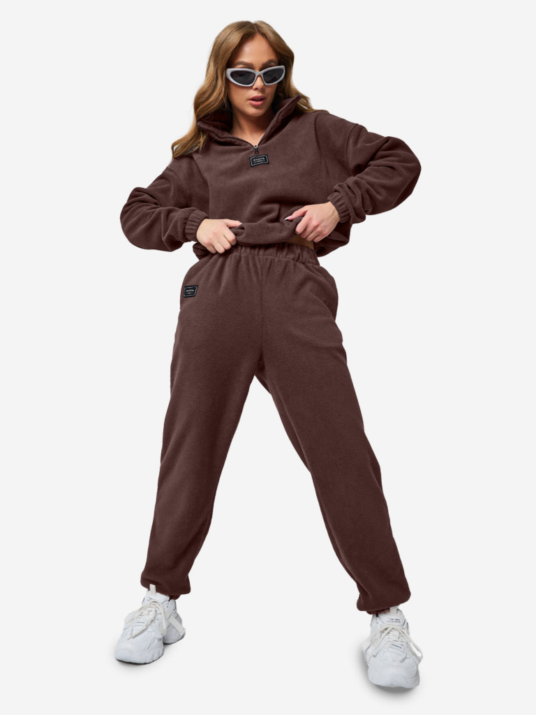 Костюм женский флисовый XVOYA коричневый